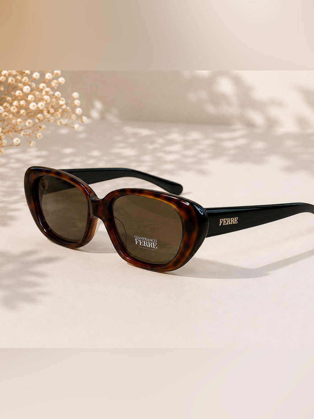 Gianfranco Ferré GFF 417/S Tortoise Sunglasses Made Italy Y2K Designer